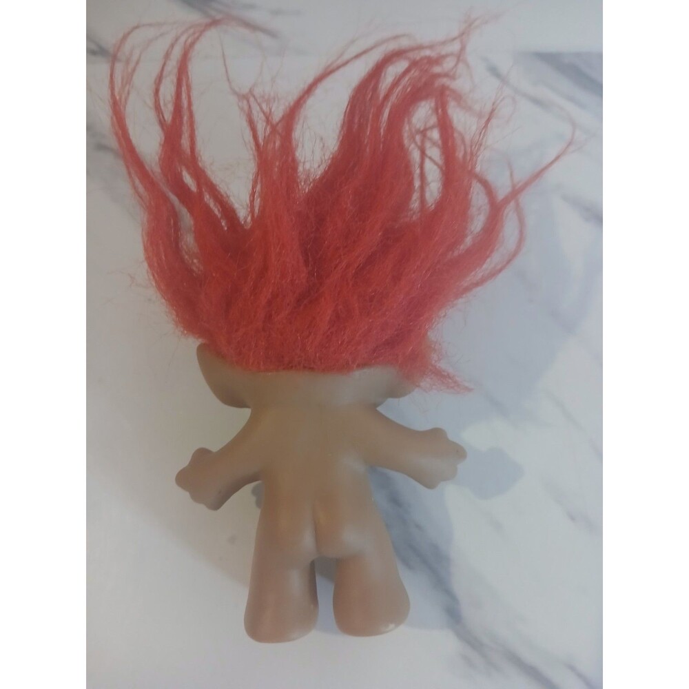 VTG Ace Novelty Jewel Belly Treasure Good Luck Troll Red Diamond Jewel - Picture 2 of 4